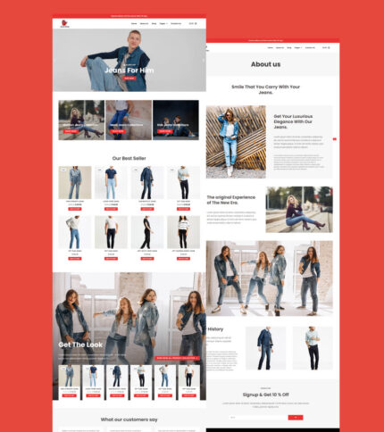 Jeans Store WooCommerce WordPress Theme - Features Image 1