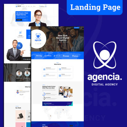 Agencia | Digital Agency Landing Page Template - Features Image 1