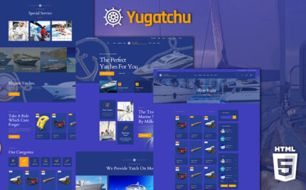 Yugatchu Luxury Yacht Club Service and Marine shop Website Template - Features Image 1