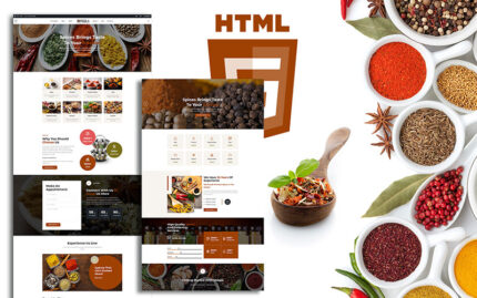 Masala Organic Spices Responsive Shop Website Template - Features Image 1