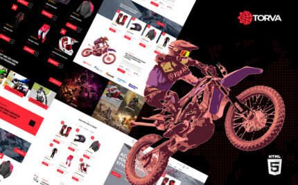 Trova Sports Motor Bike Shop and Accessories Website Template - Features Image 1