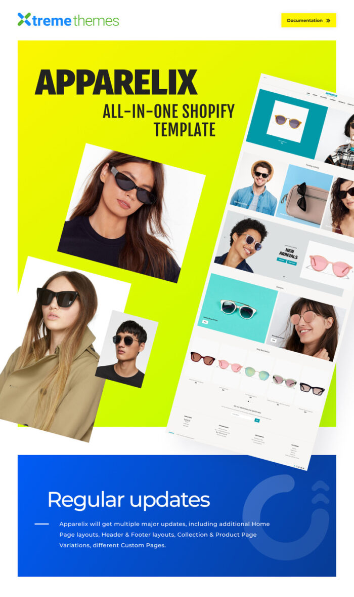 Sunglasses Store on Shopify Theme - Features Image 1