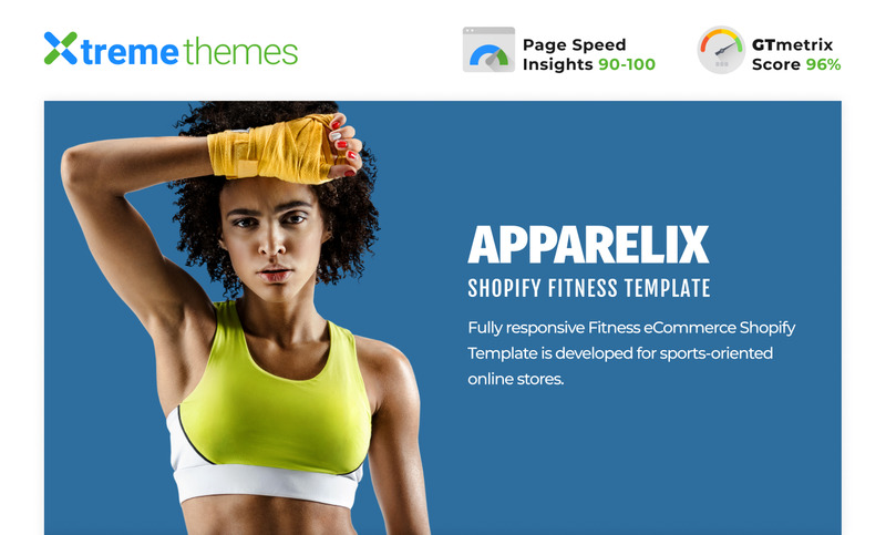 Apparelix Shopify Fitness eCommerce Template Shopify Theme - Features Image 1