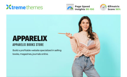 Apparelix Books Online Store Template Shopify Theme - Features Image 1