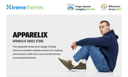 Apparelix Shoes Store Design Shopify Theme - Features Image 1