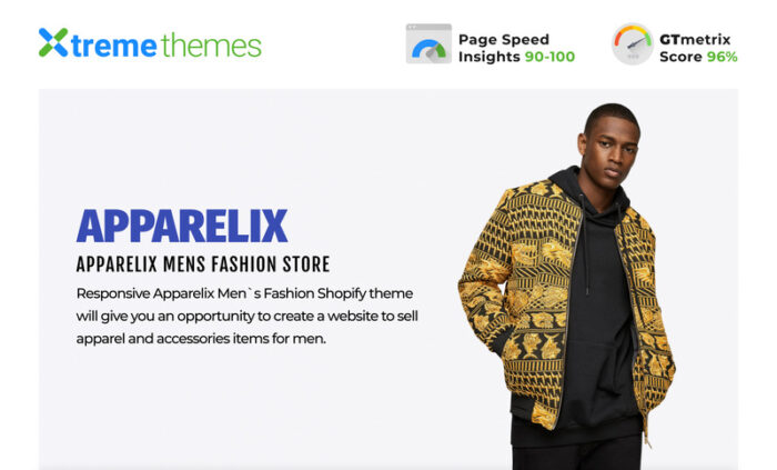 Apparelix Men`s Fashion Shopify Theme - Features Image 1