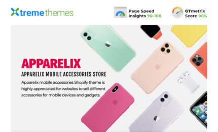 Apparelix Mobile Accessories Shopify Theme - Features Image 1