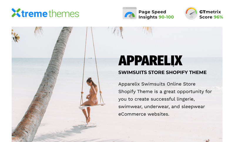 Apparelix Swimwear Online Store Shopify Theme - Features Image 1