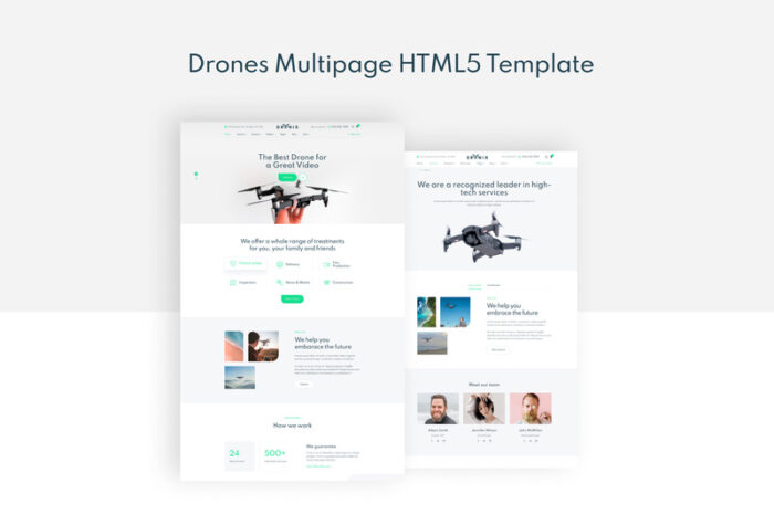 Dronix - Drone Store Website Template - Features Image 2