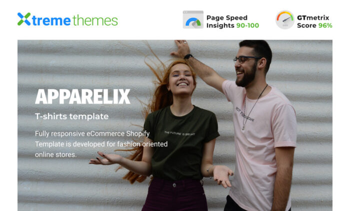 Apparelix T-shirt Store Template Shopify Theme - Features Image 1