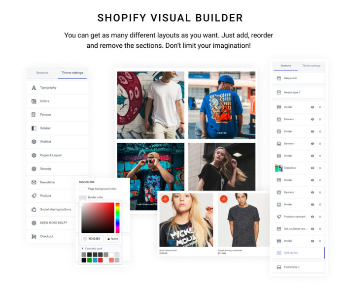 Apparelix T-shirt Store Template Shopify Theme - Features Image 2