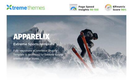 Apparelix - Extreme Sports Shop Shopify Theme - Features Image 1