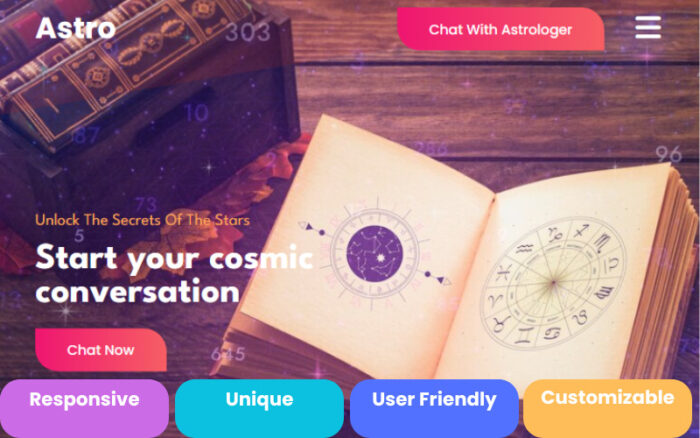 Astro-Landing Page Your Astro Guide - Features Image 1