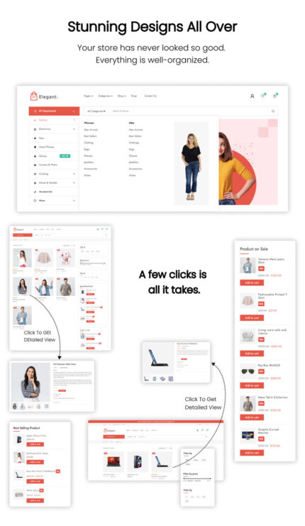 Elegant Shop Pro- Minimal, Fast and Multipurpose WooCommerce WordPress Theme - Features Image 1