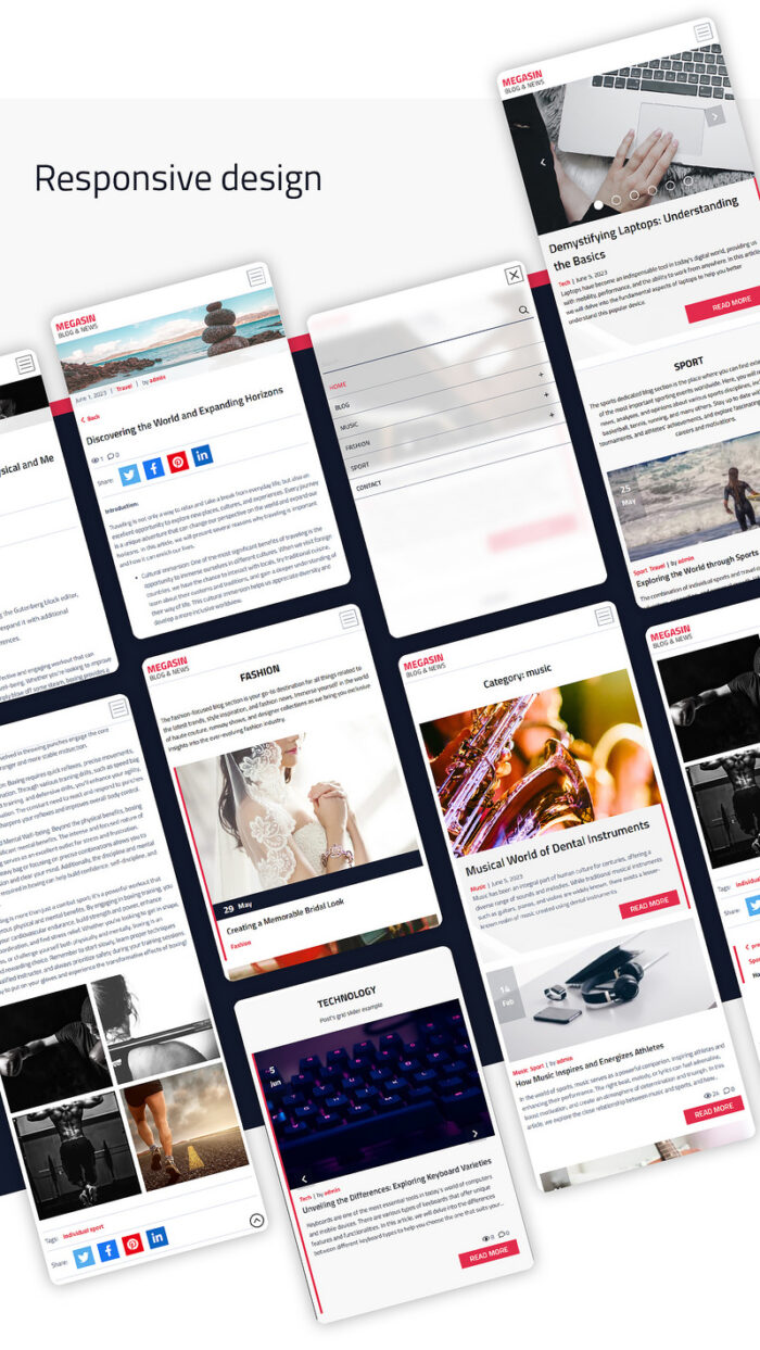 Megasin - Blog, Magazine, News WordPress Theme - Features Image 2