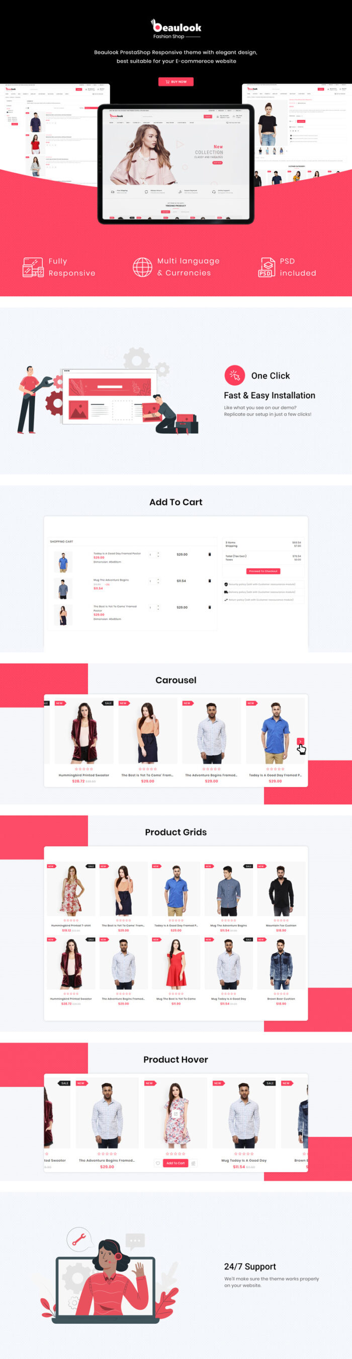 Beaulook -Fashion Accessories PrestaShop Theme - Features Image 1