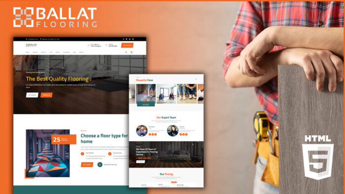 Ballat Flooring and Paving Landing Page Website Template - Features Image 1