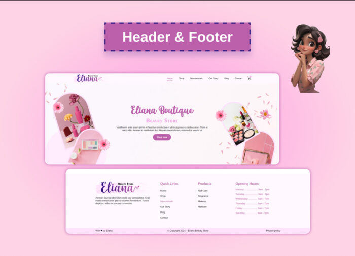 Eliana Beauty Store Woo Commerce Website - Features Image 7