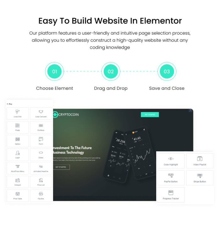 CryptoCoin - Crypto Currency Elementor Template - Features Image 2