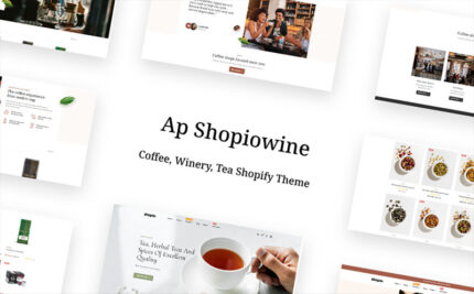 Ap Shopiowine  -  Coffee, Winery, Tea Shopify Theme - Features Image 1