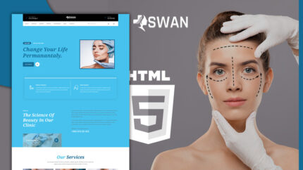 Swan Plastic Surgery Clinic Landing Page Template - Features Image 1