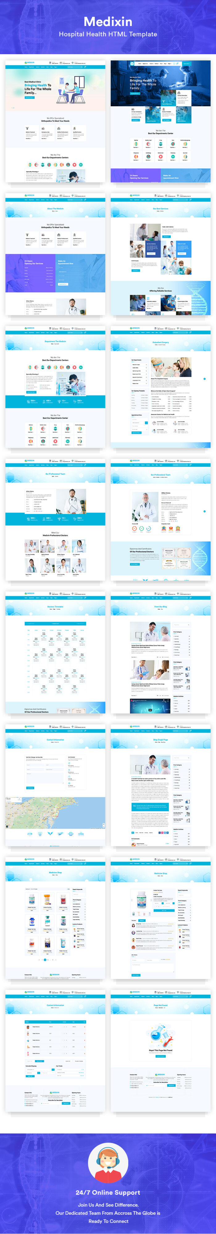 Medixin - Hospital Health HTML Template - Features Image 1