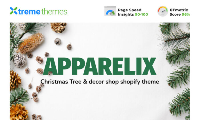 Apparelix Christmas Tree Shop Xmas Decor Shopify Theme - Features Image 1