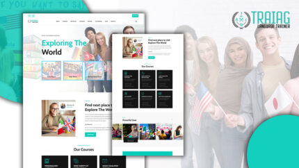 Traiag Translation Agency and Language Landing Page HTML5 Template - Features Image 1