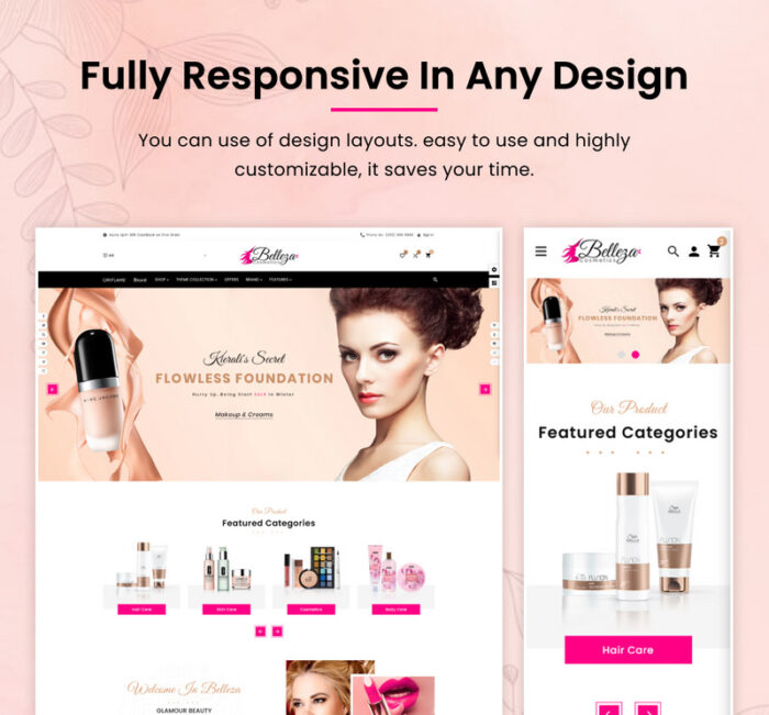 Belleza - Mega Beauty Cosmetics Super Shopify 2.0 Store - Features Image 5