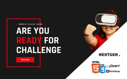 Nextgen - Esports Gaming website HTML template - Features Image 1