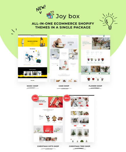 Joy Box - All-in-one Creative Sectioned Shopify Themes - Features Image 1