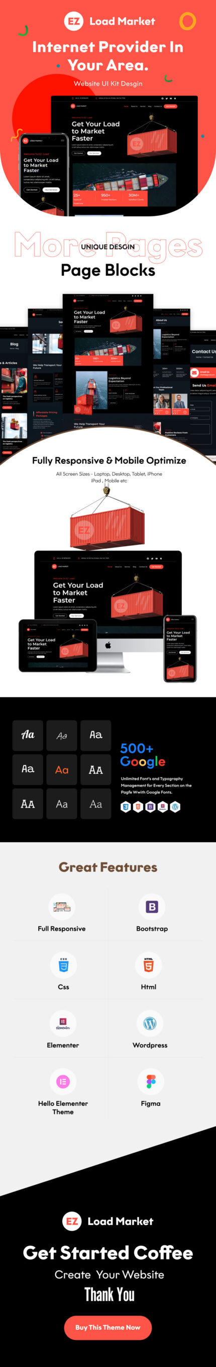 EZ Load Market: Amplify Your Business with the EZ Load Market WordPress Theme - Features Image 1