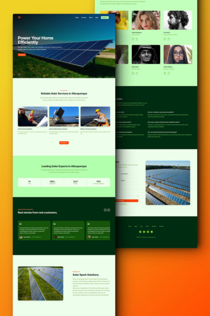 Solarama - Solar Repair and Installation HTML Landing Page Template - Features Image 1