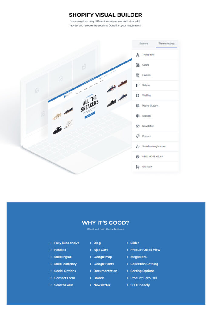 Multifly Theme Brand Shoes Shopify Template - Features Image 2