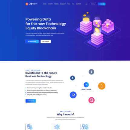 Bostone - Bitcoin & Cryptocurrency ICO WordPress Theme - Features Image 1