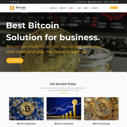 Bitcoin - Mining and Cryptocurrency Joomla 5 Template - Features Image 1