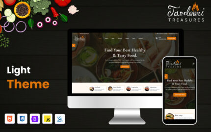 Tandoori Treasure | One Page Indian Restaurant HTML Website Template - Features Image 1