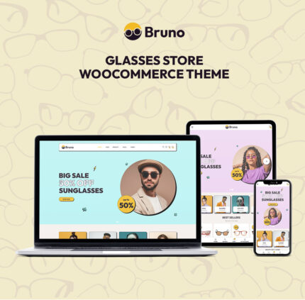 Bruno - Glasses Store WooCommerce Theme - Features Image 1