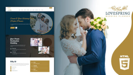 Lovespring Wedding Planner Landing Page Template - Features Image 1