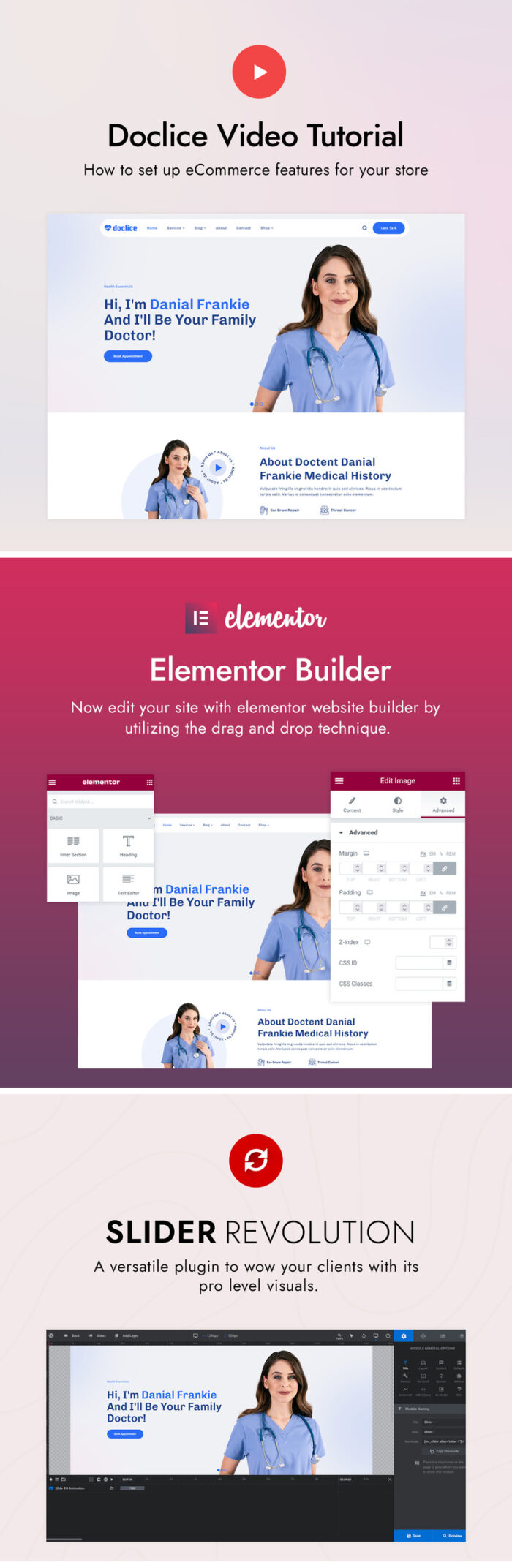 Doclice - Doctor, Health & Medical WordPress Theme - Features Image 3