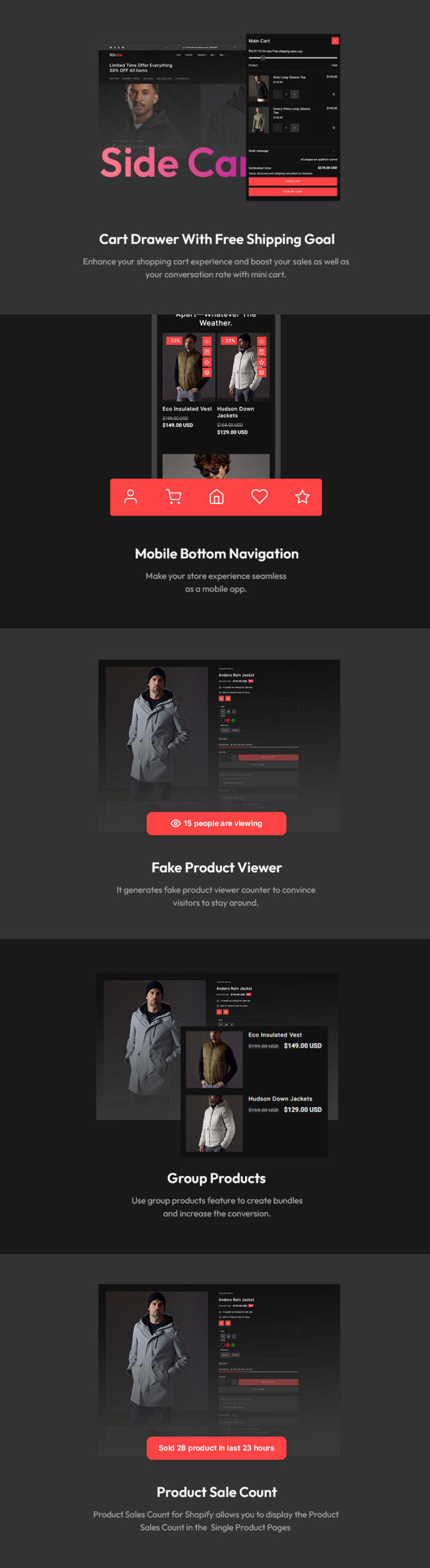 TeesSilk - T-Shirt Printing Fashion Store Multipurpose Shopify 2.0 Responsive Theme - Features Image 4