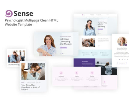 Sense - Psychologist Responsive HTML5 Bootstrap Website Template - Features Image 1