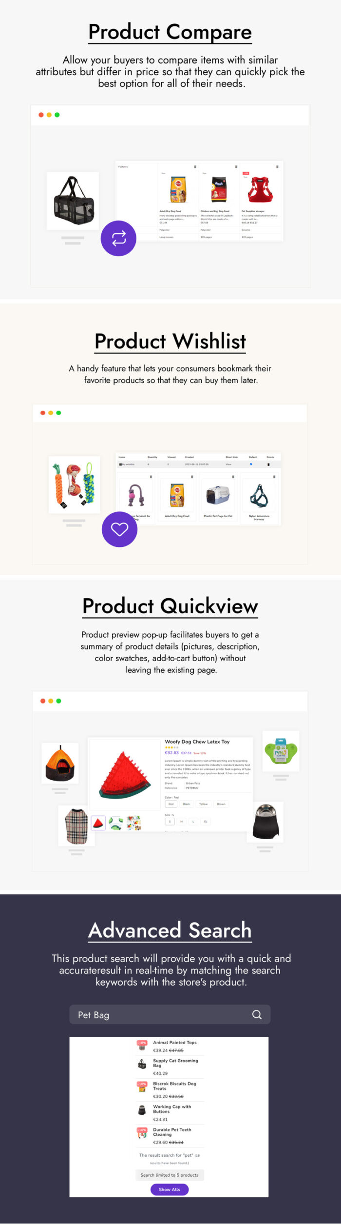 Syndipet - Animal Pet Care and Pet Food Store PrestaShop Theme - Features Image 3