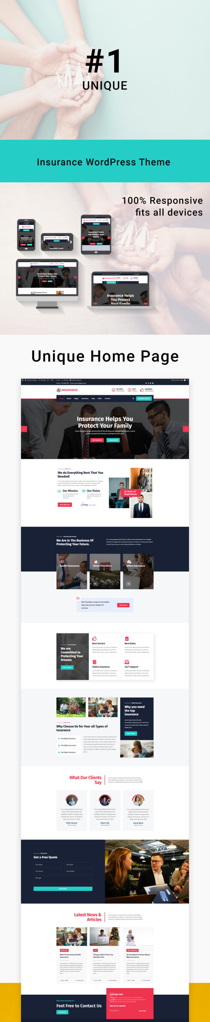 Insurance Company - Responsive Insurance Consulting WordPress theme - Features Image 1