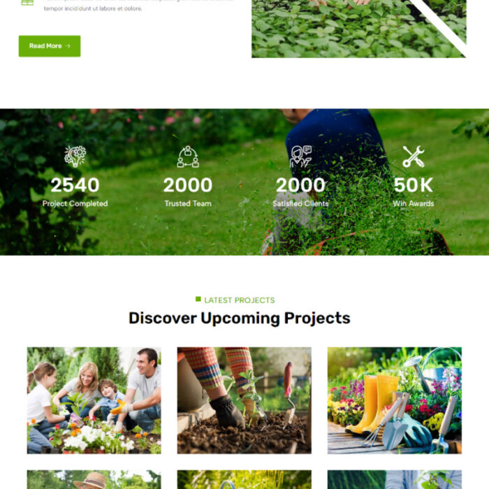 Gardeno-Landscape Gardening WordPress Theme - Features Image 1