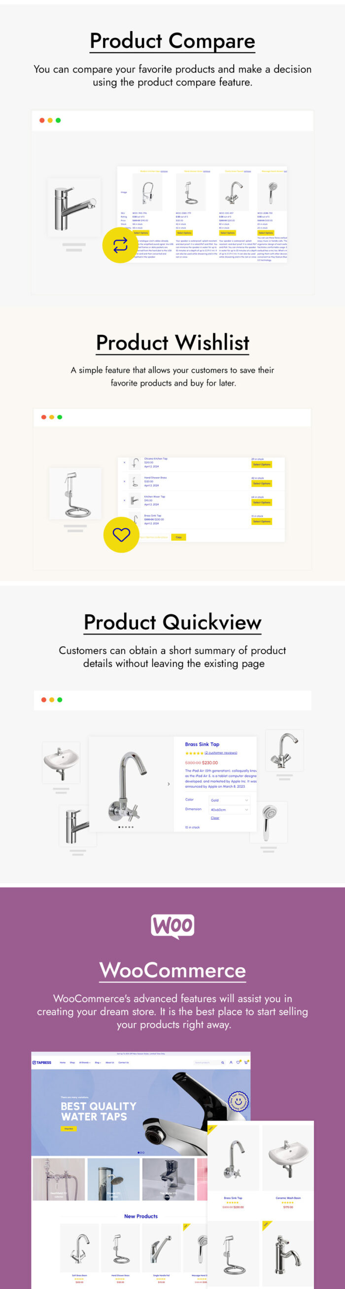 Tapbess - Plumbing, Bathroom & Sanitary WooCommerce Theme - Features Image 4