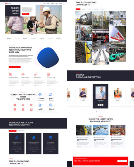 Alison - Industry & Construction & Factory Multipurpose HTML Template - Features Image 1