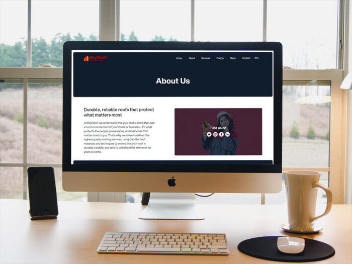 SkyRoof - Elevate Your Roofing Business with this HTML Template - Features Image 1