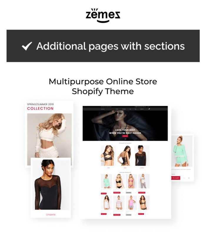 Angel - Lingerie Online Store Clean Shopify Theme - Features Image 1