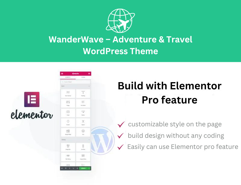 WanderWave – Adventure & Travel WordPress Theme - Features Image 1